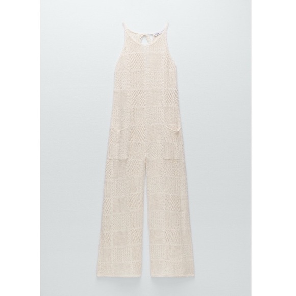 NWT zara patchwork knit jumpsuit - Picture 17 of 17